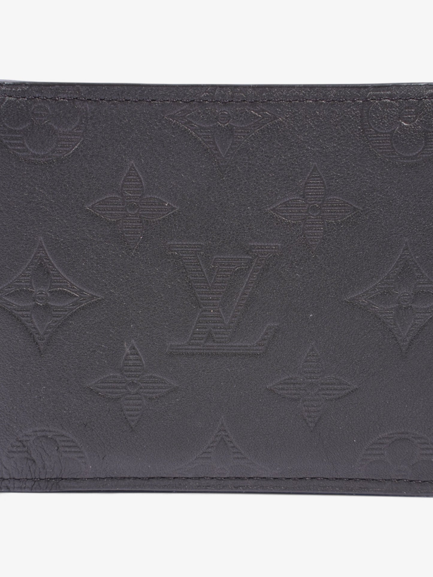 Louis Vuitton Multiple Wallet Black Calfskin Leather