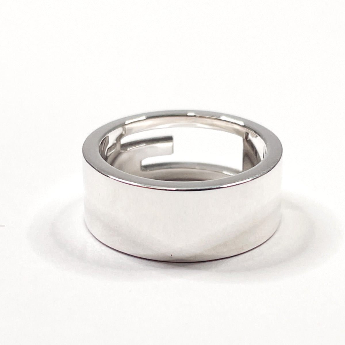 GUCCI Ring Silver925 Silver Branded Cutout G 13