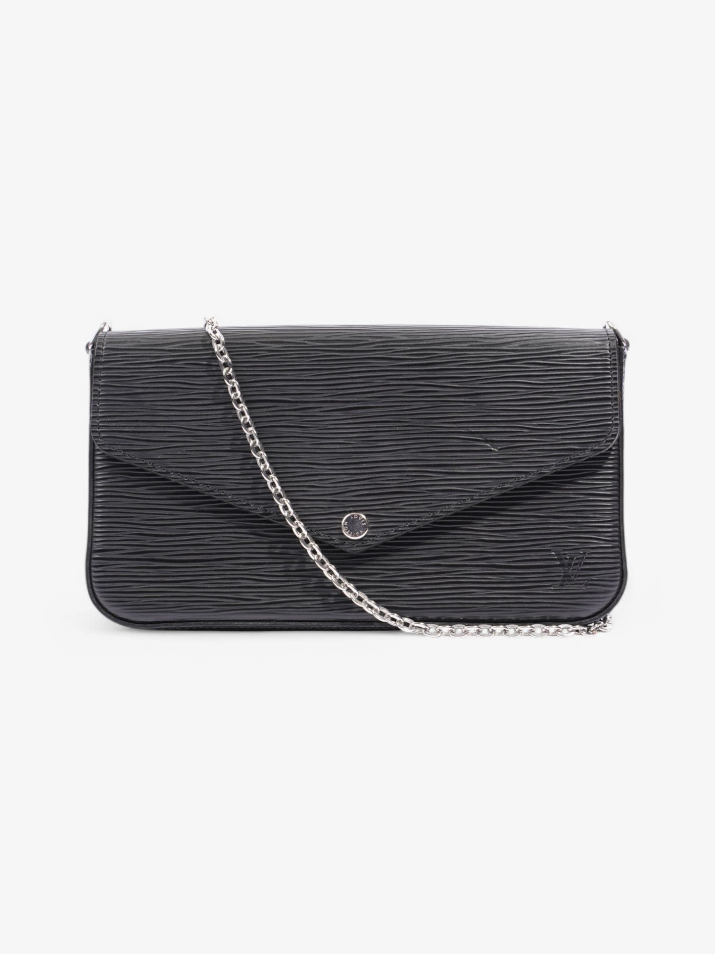 Louis Vuitton Pochette Felicie Black Epi Leather