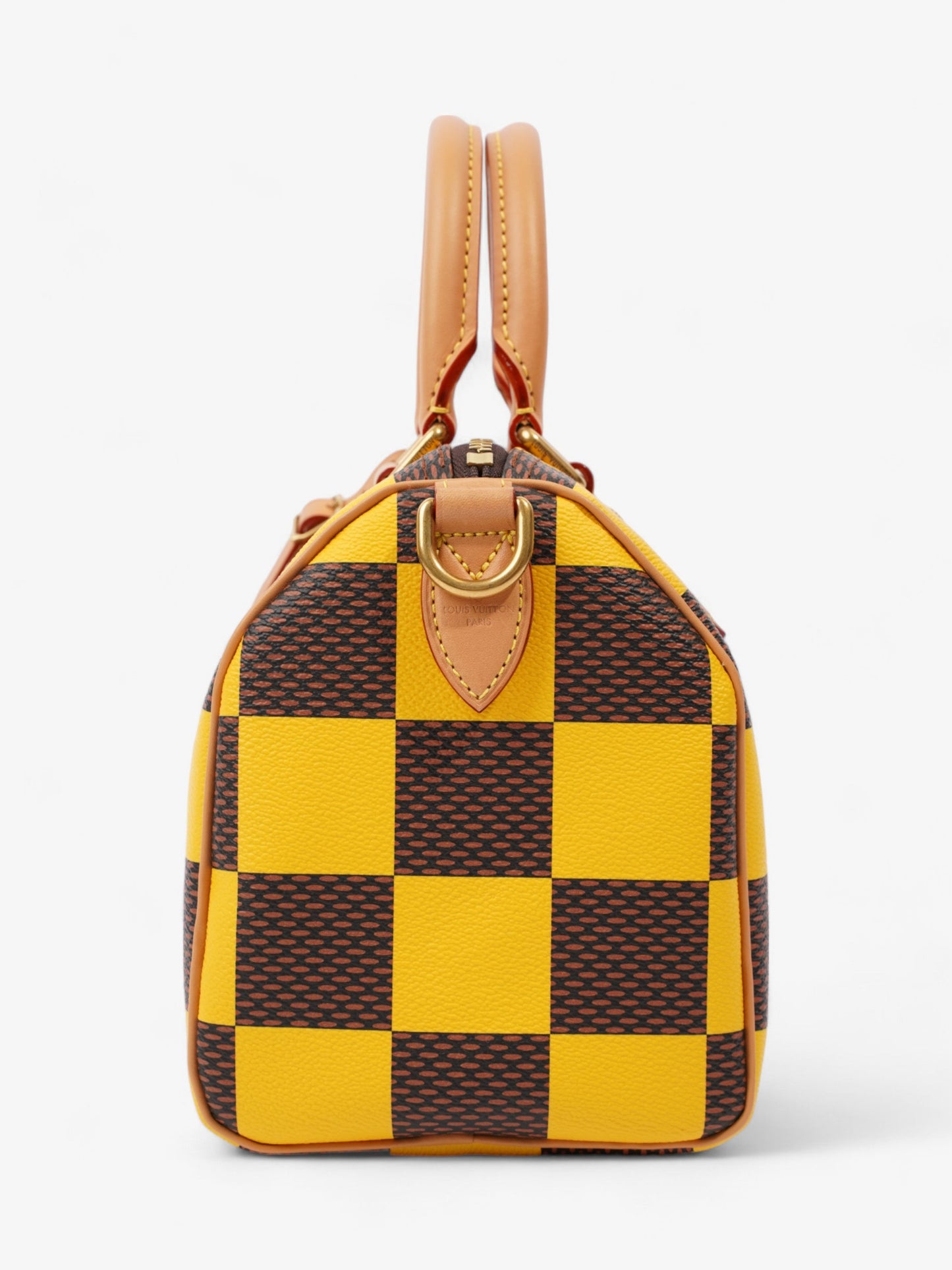 Louis Vuitton Speedy BandouliÃ¨re Damier Pop / Yellow Coated Canvas 25