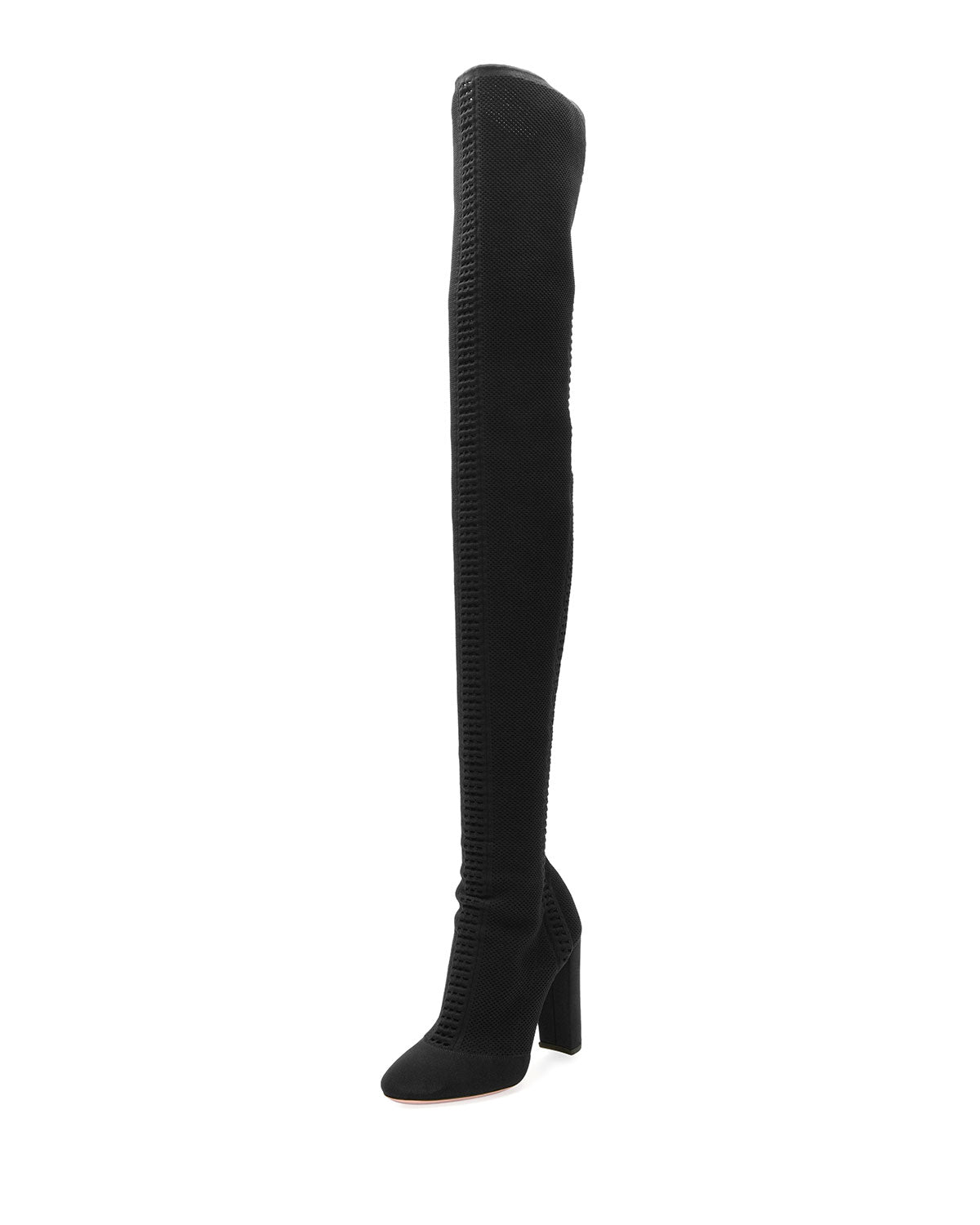 GIANVITO ROSSI THURLOW CUSSIARD KNIT OVER THE KNEE BOOT