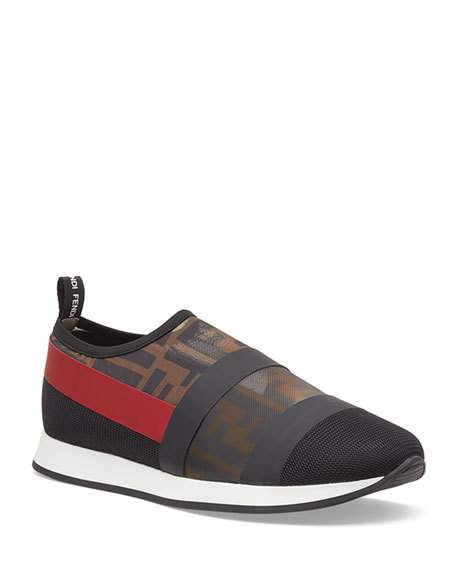FENDI RUNWAY MESH FF TRAINER SNEAKERS SIZE 39