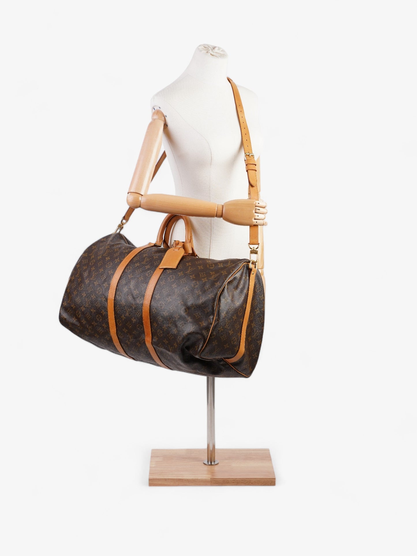 Louis Vuitton Keepall Bandouliere Monogram Coated Canvas 55
