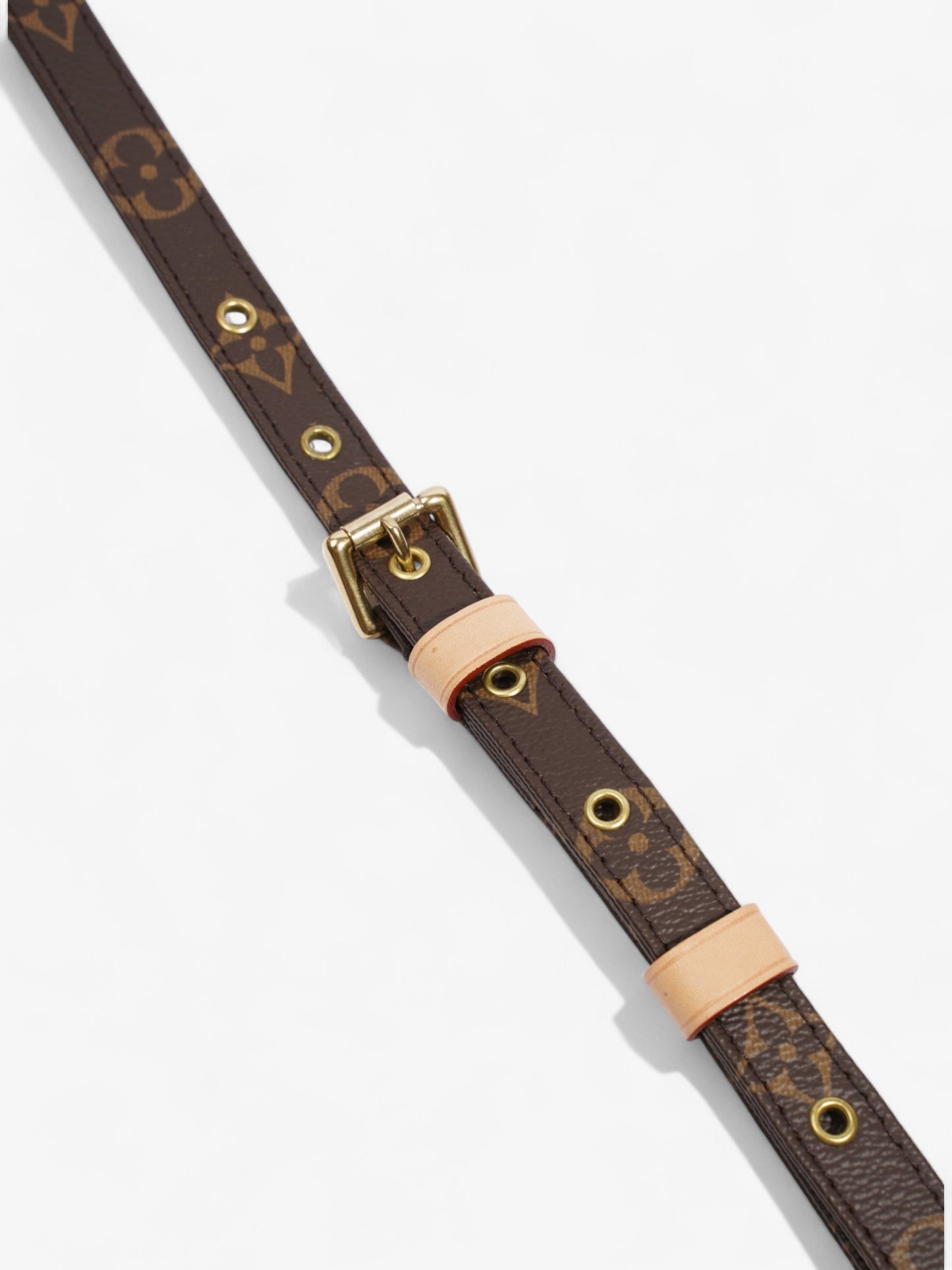 Louis Vuitton BandouliÃ¨re Bag Strap Monogram / Gold Coated Canvas
