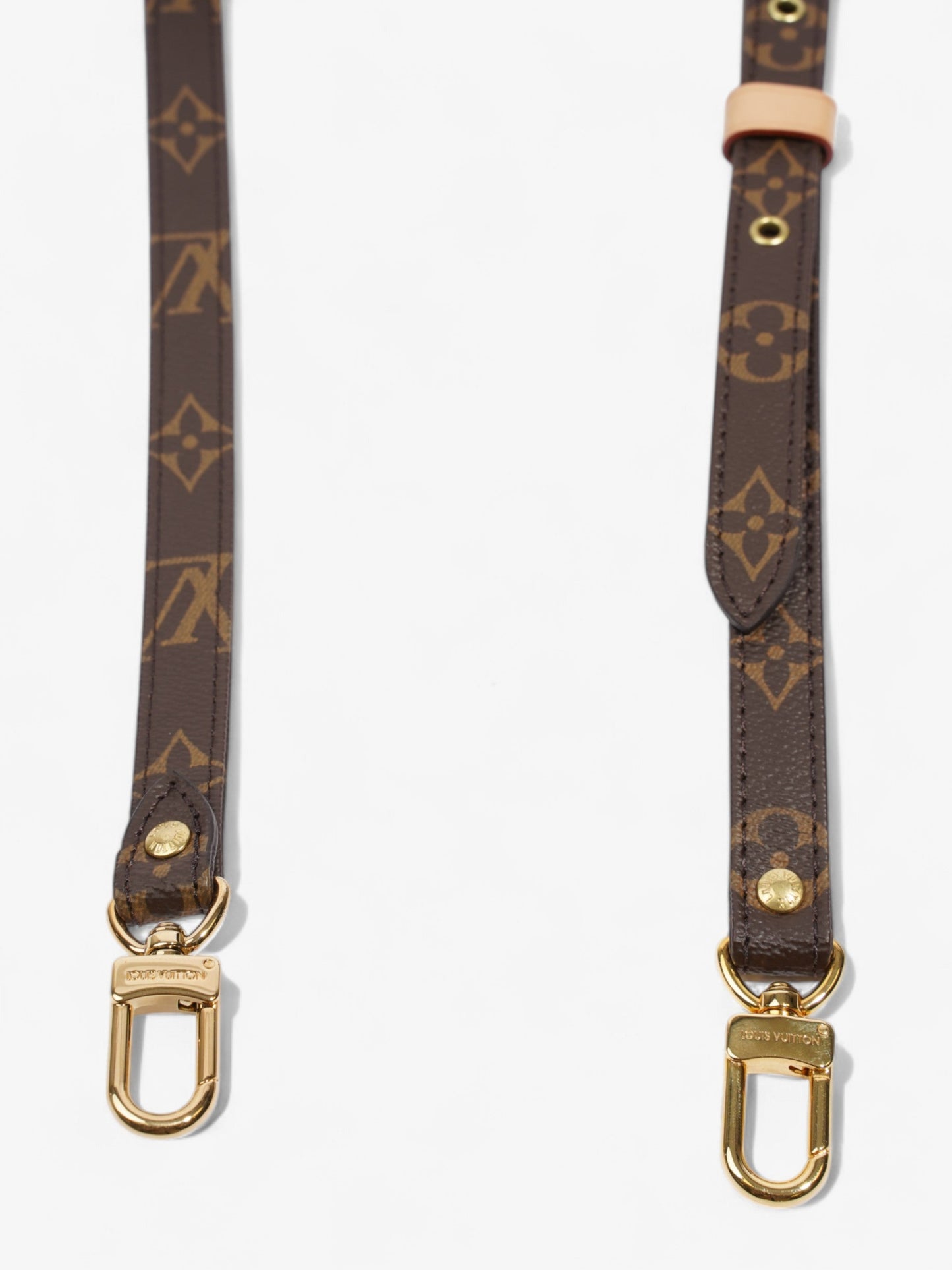 Louis Vuitton BandouliÃ¨re Bag Strap Monogram / Gold Coated Canvas