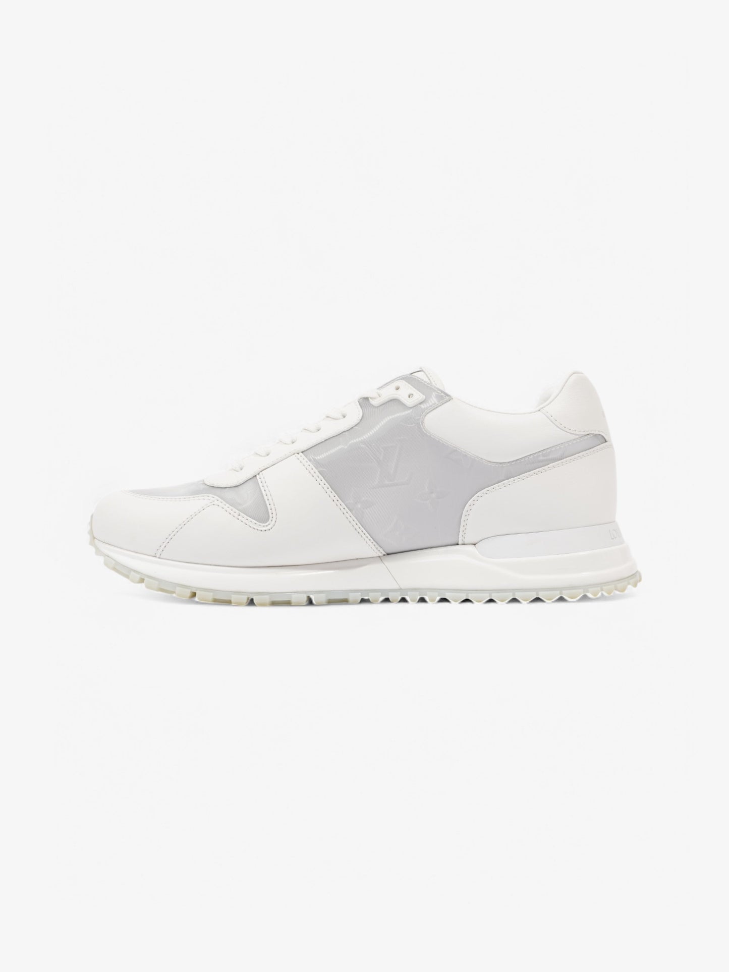 Louis Vuitton Run Away White  / Silver Leather EU 42 UK 8