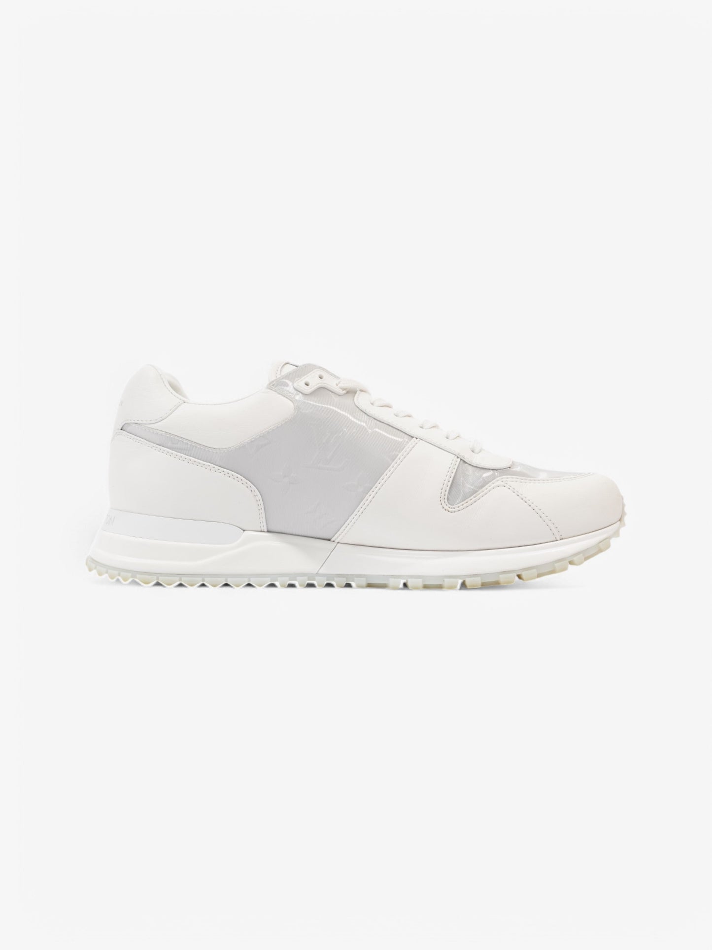 Louis Vuitton Run Away White  / Silver Leather EU 42 UK 8