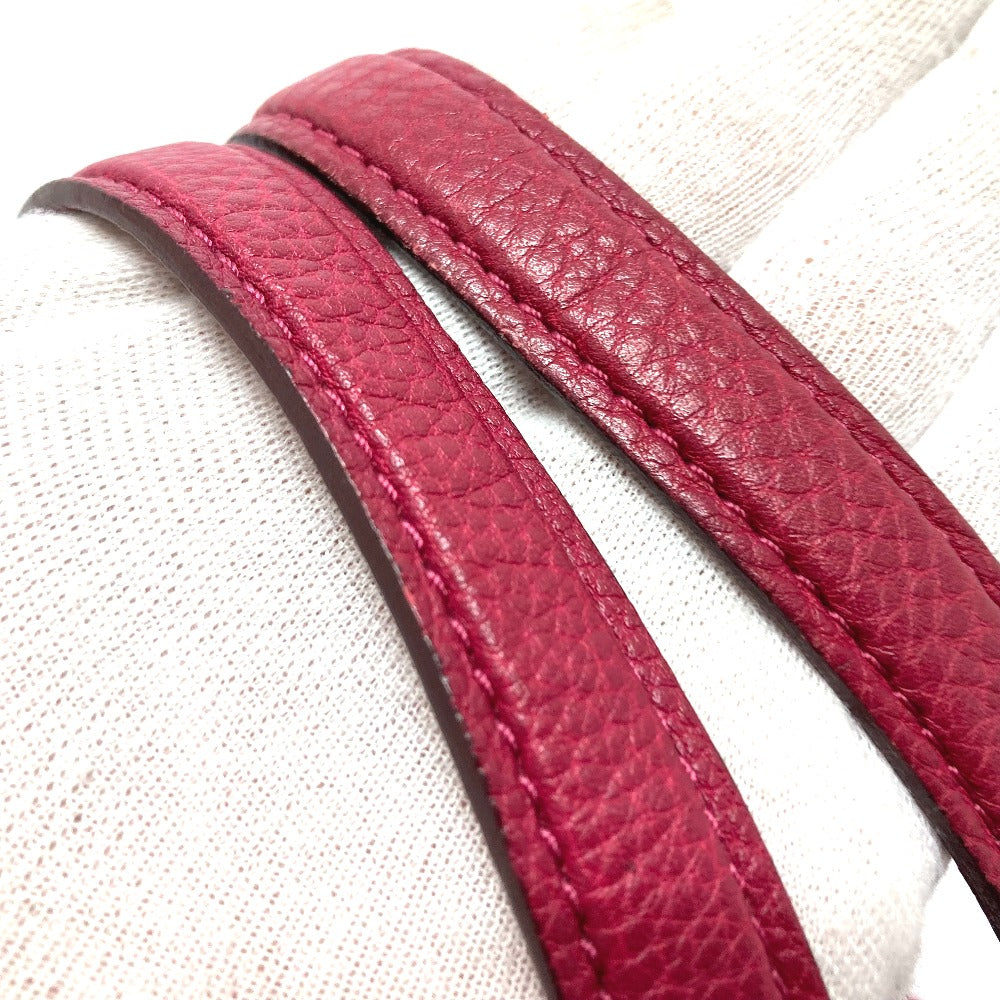 LOUIS VUITTON Handbag M93817 monogram mahina leather Red Monogram Mahina Thiells PM