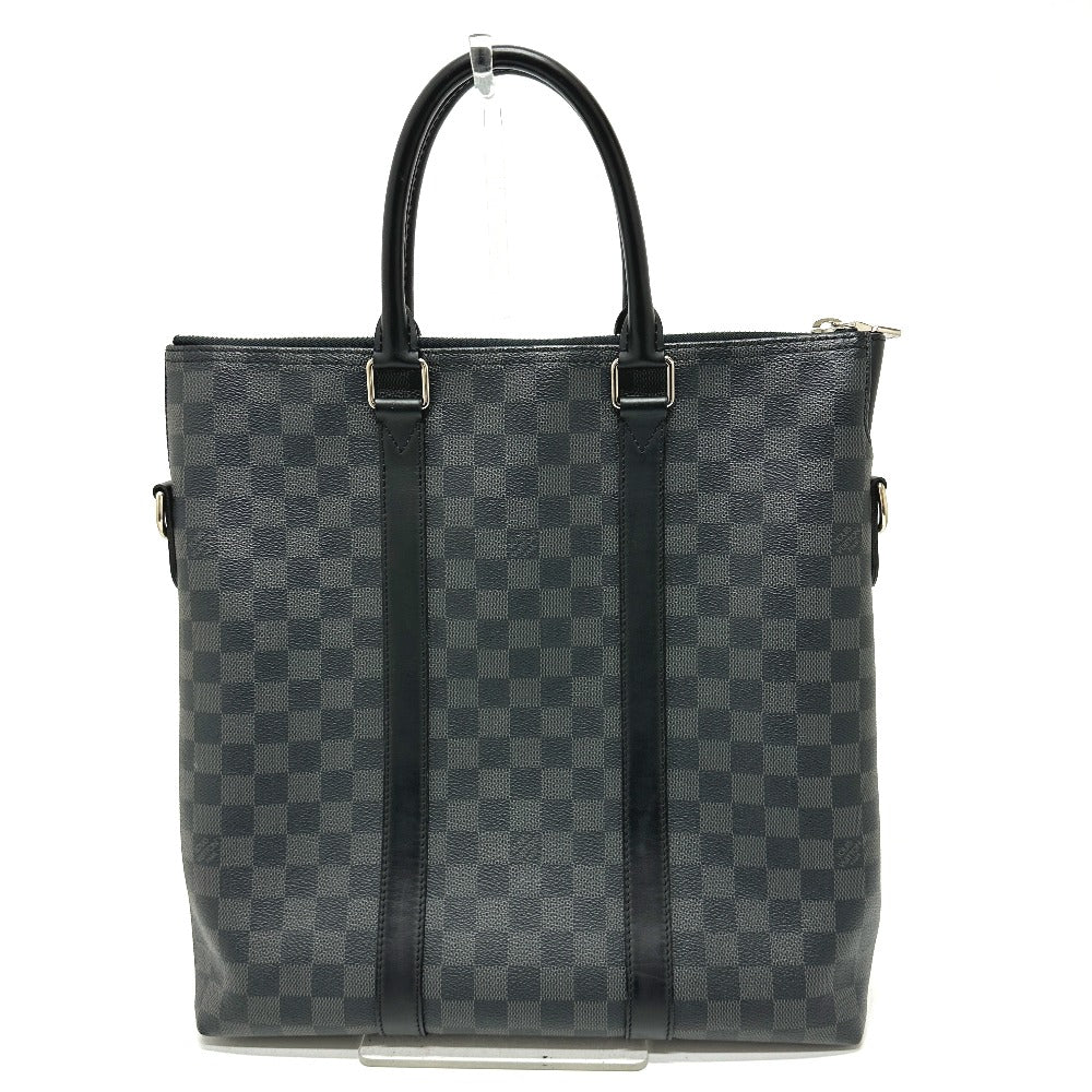 LOUIS VUITTON Tote Bag N40000 Damier Grafitto Canvas black Damier Grafitte Anton mens