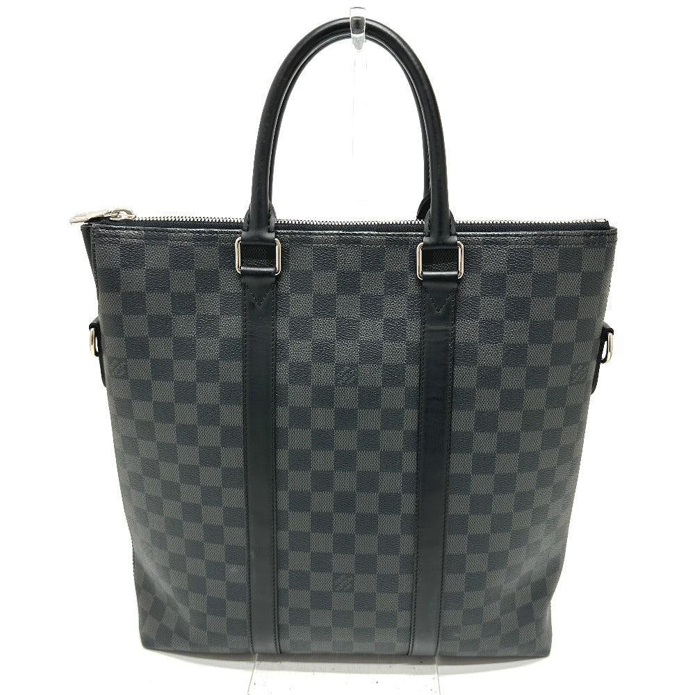 LOUIS VUITTON Tote Bag N40000 Damier Grafitto Canvas black Damier Grafitte Anton mens