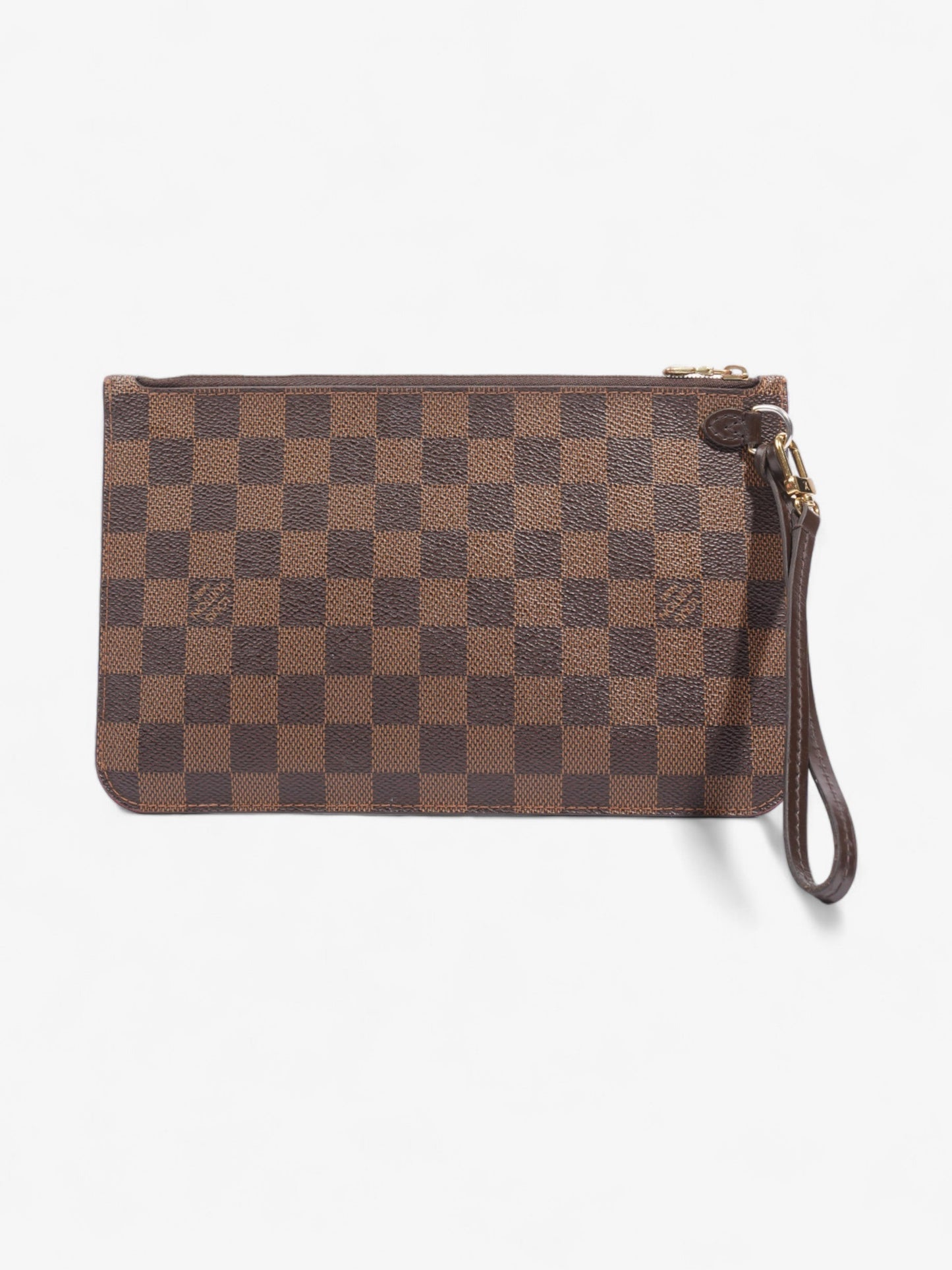 Louis Vuitton Neverful Pochette Damier Ebene Coated Canvas