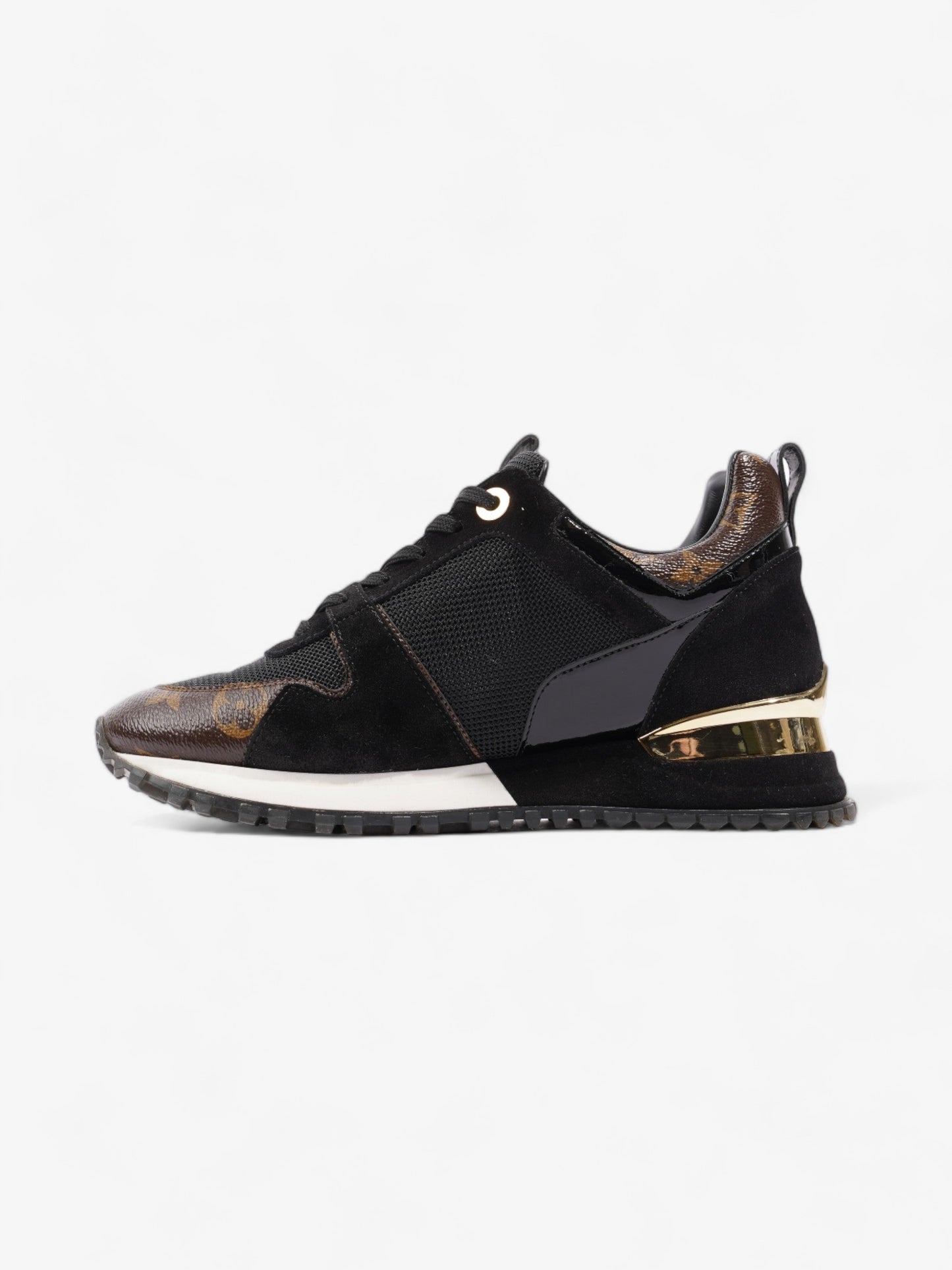 Louis Vuitton Run Away Sneakers Black / Monogram Mesh EU 36 UK 3