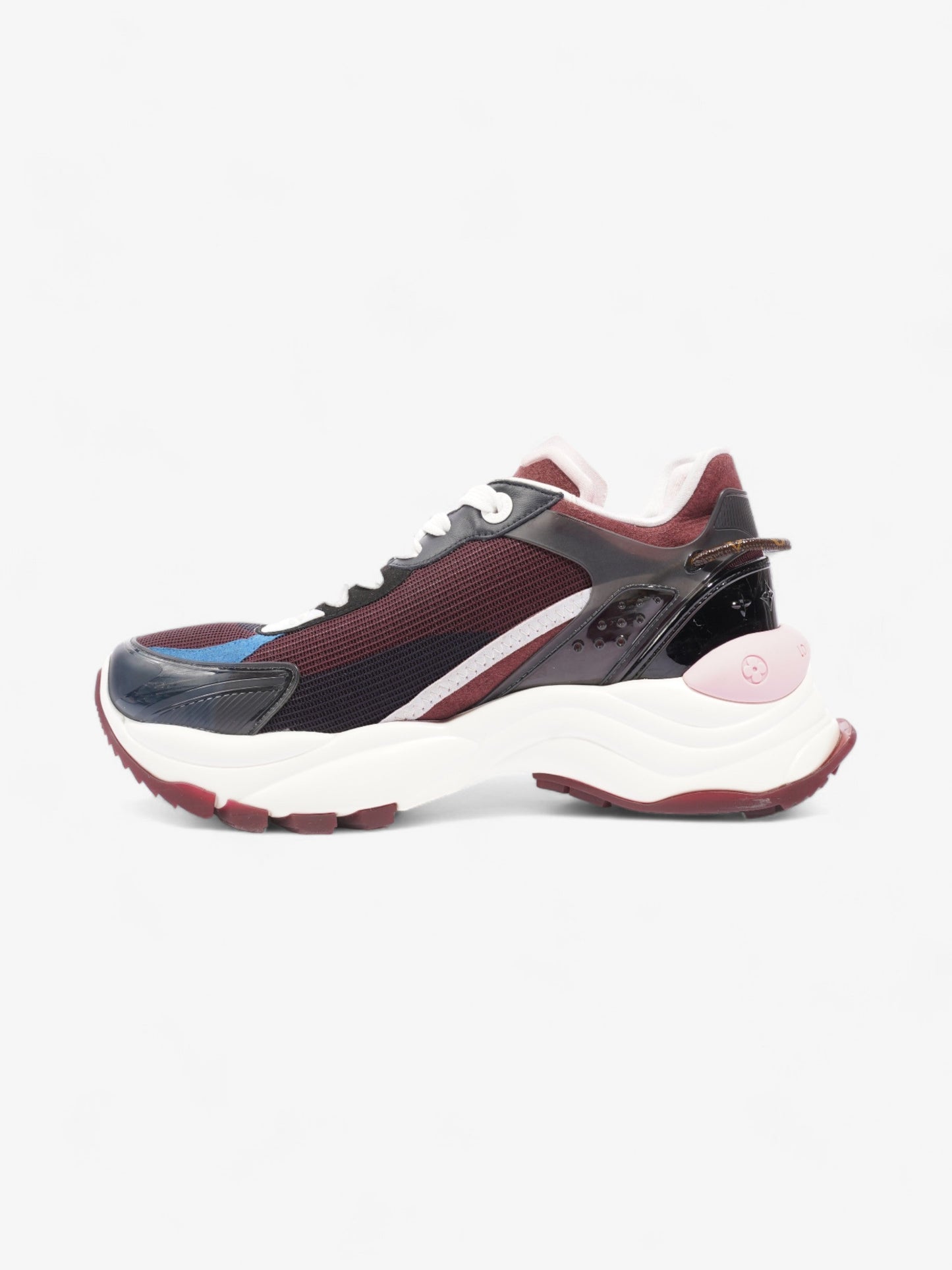 Louis Vuitton Run 55 Burgundy / Pink / Black Mesh EU 39 UK 6