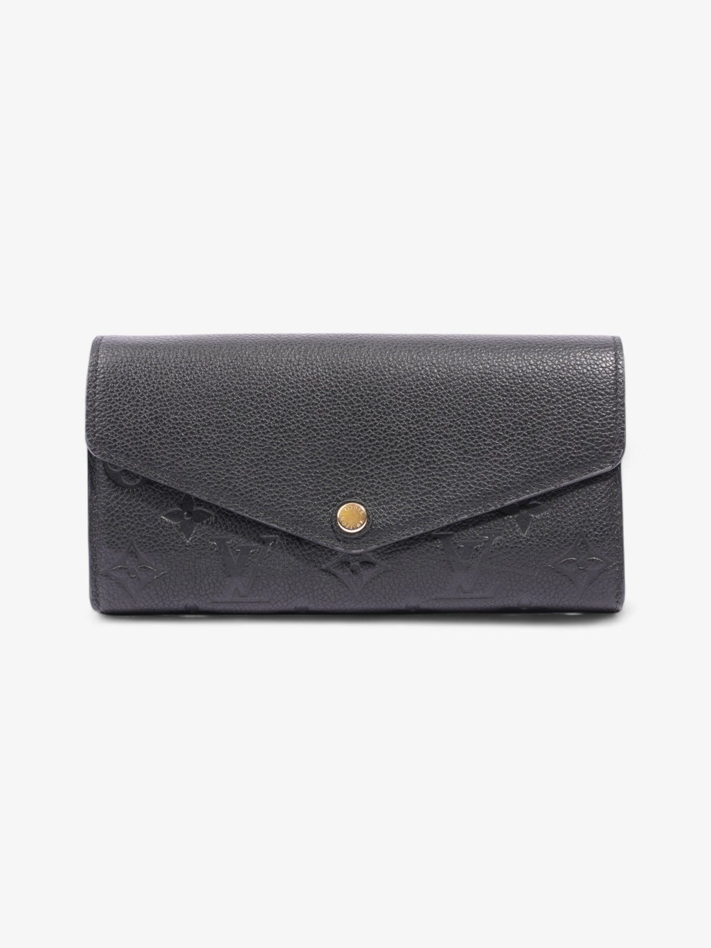 Louis Vuitton Sarah Wallet Black Empreinte Leather