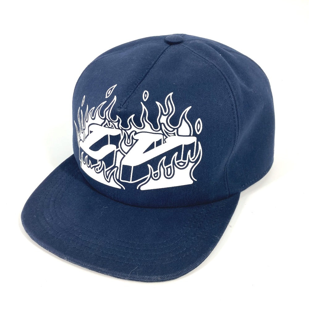 LOUIS VUITTON cap MP2971 cotton Navy Casquette/LV Fire mens 58