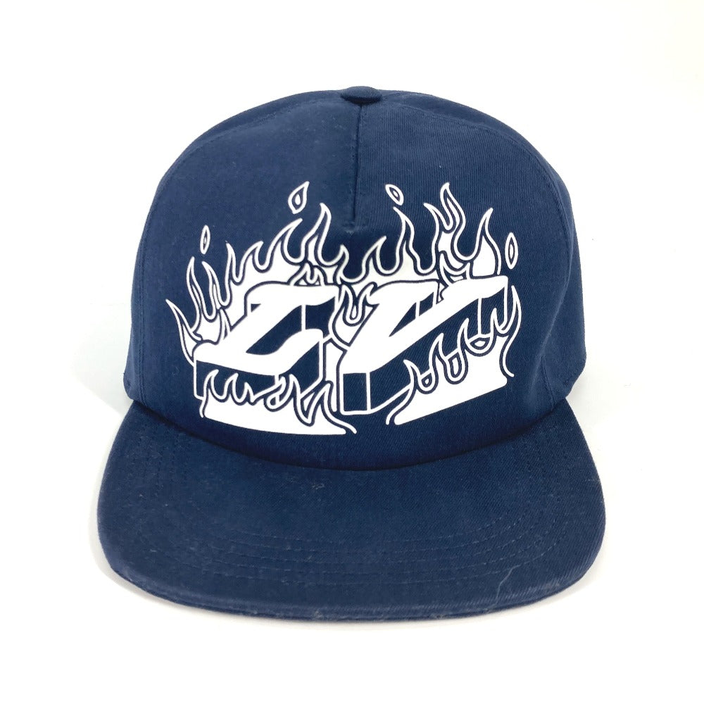 LOUIS VUITTON cap MP2971 cotton Navy Casquette/LV Fire mens 58