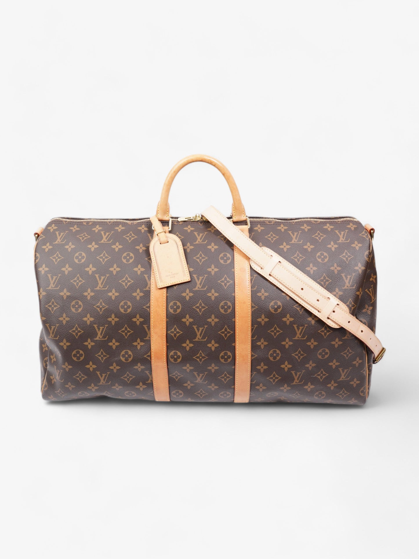 Louis Vuitton Keepall Bandouliere  Monogram Coated Canvas 55