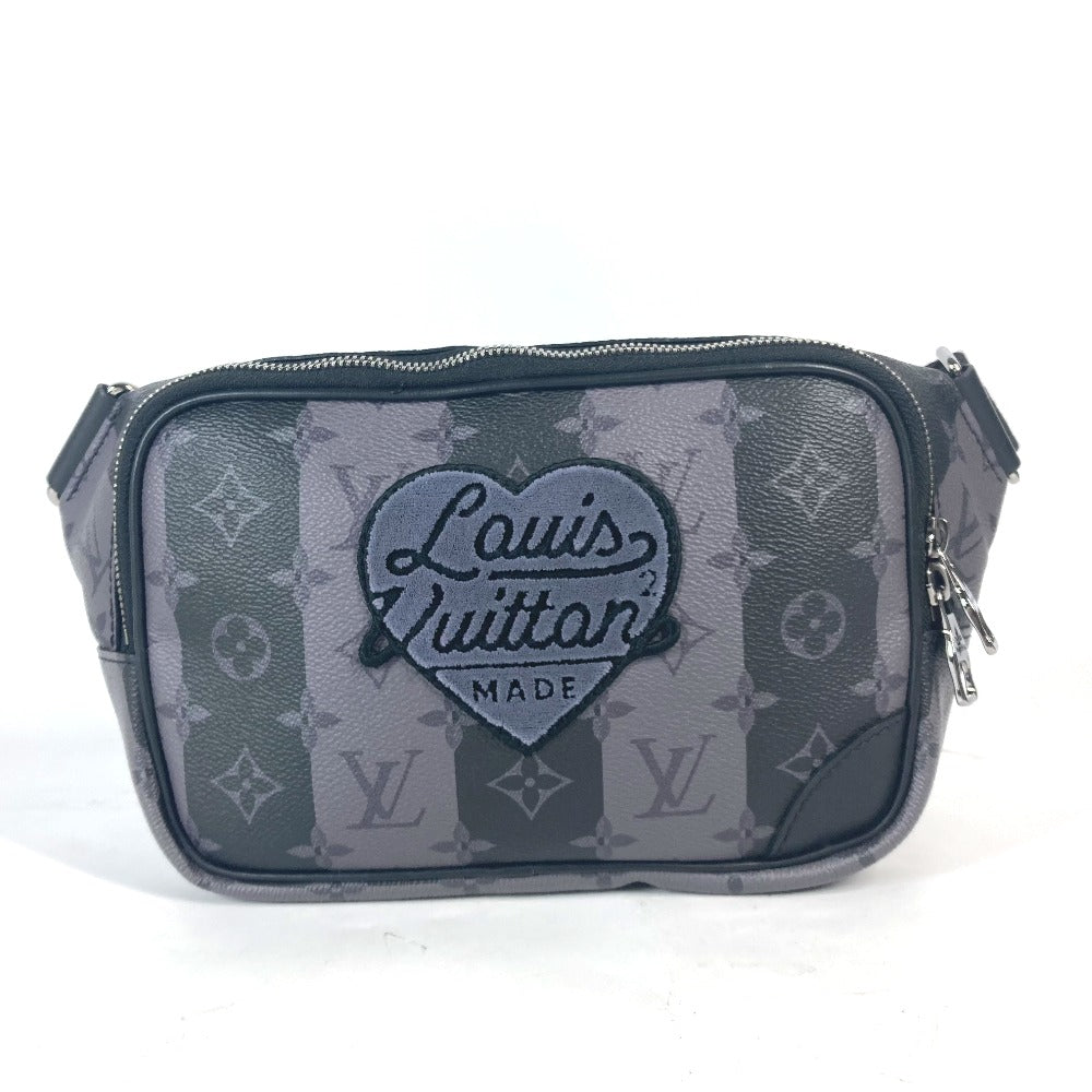 LOUIS VUITTON Sling bag M59338 Monogram Eclipse Canvas gray NIGO collaboration Monogram Stripe Monogram Eclipse modular sling bag