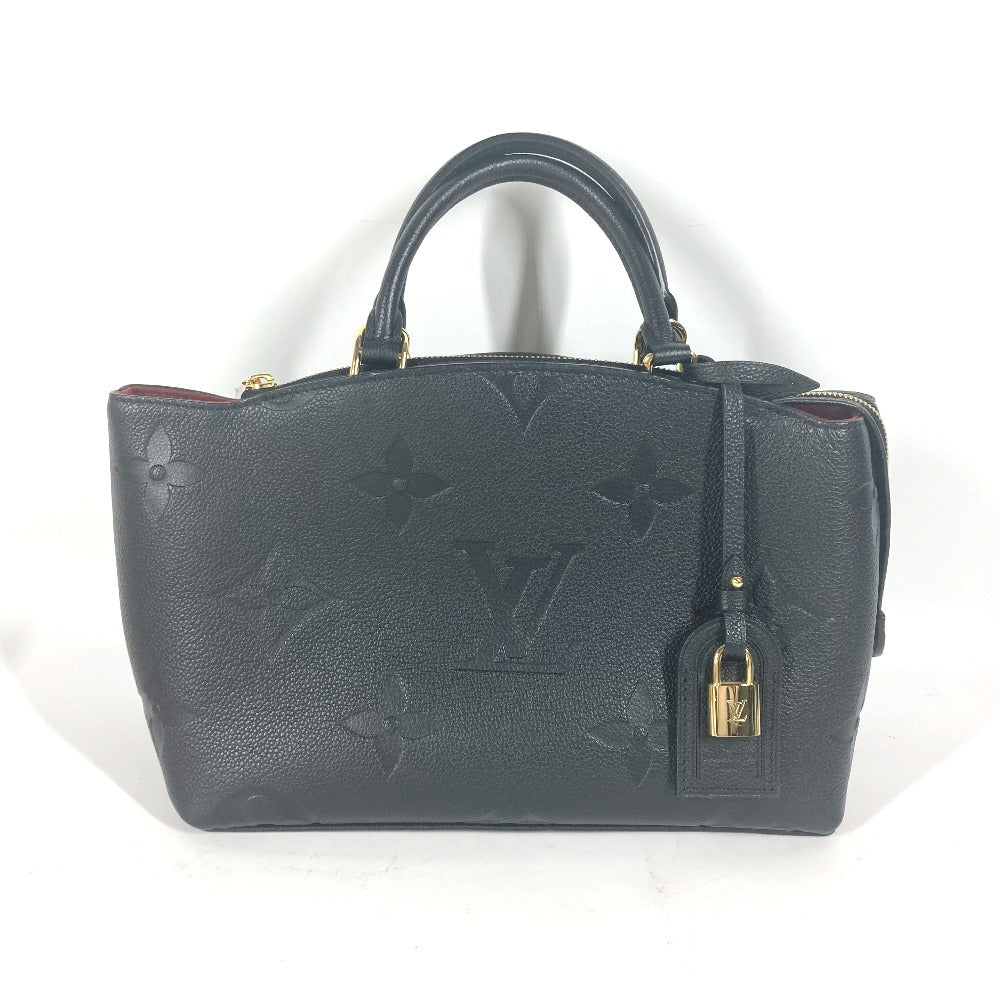LOUIS VUITTON Handbag M58916 Monogram Ann Platt Leather black Monogram Ann Platt Petit Palais PM Women