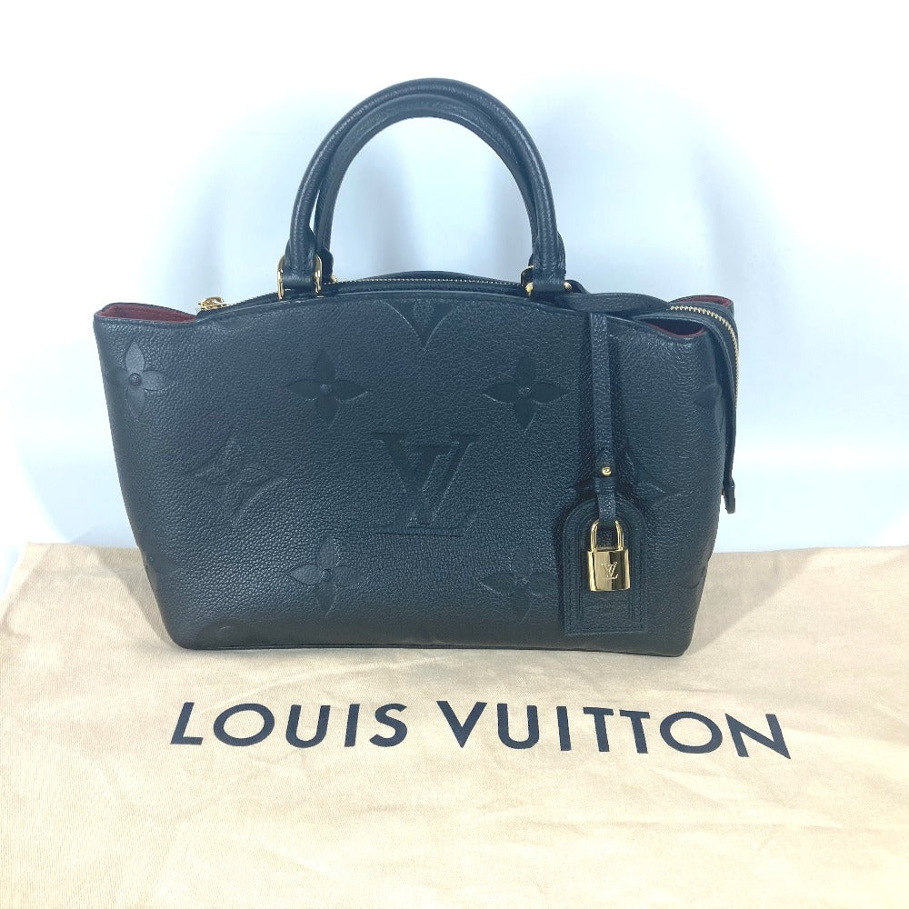 LOUIS VUITTON Handbag M58916 Monogram Ann Platt Leather black Monogram Ann Platt Petit Palais PM Women