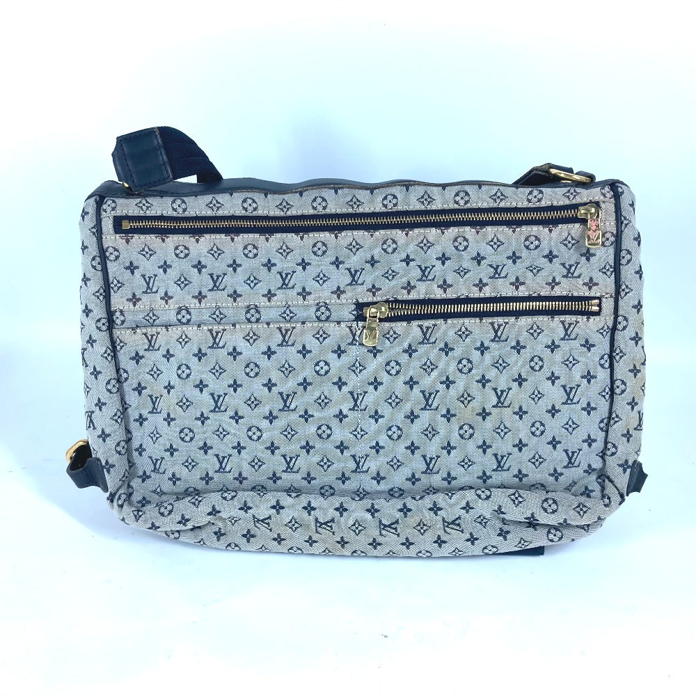 LOUIS VUITTON Shoulder Bag M42350 Monogram mini canvas Navy Monogram mini Sac Maman