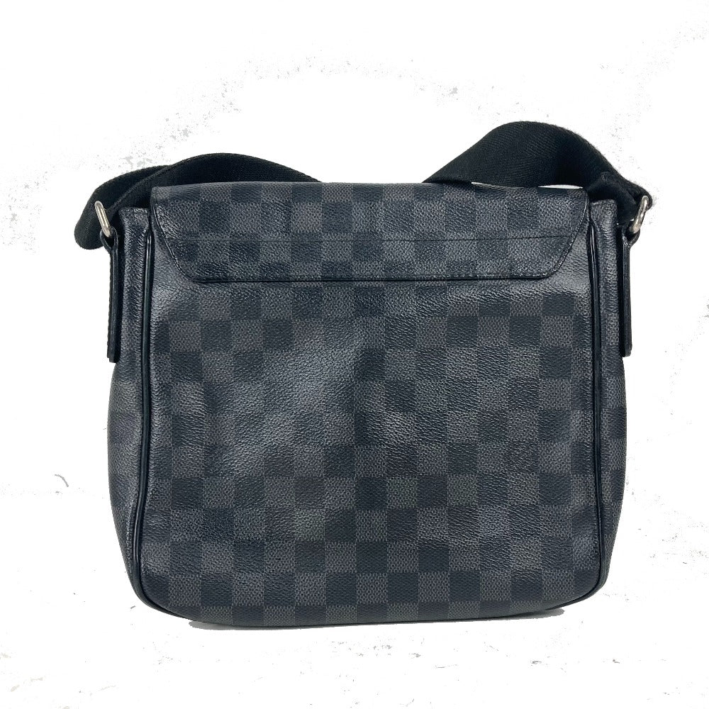 LOUIS VUITTON Shoulder Bag N41260 Damier Grafitto Canvas black Damier Grafitte District PM