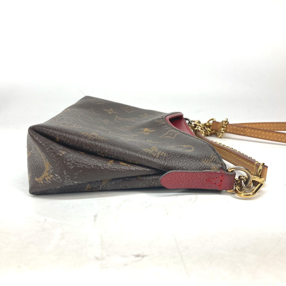 LOUIS VUITTON Shoulder Bag M41638 Monogram canvas Red Monogram Pallas clutch