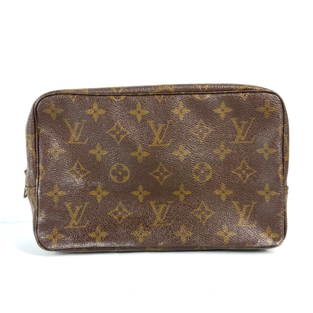 LOUIS VUITTON Cosmetics Pouch M47524 Monogram canvas Brown Monogram Truth Cracking T 23