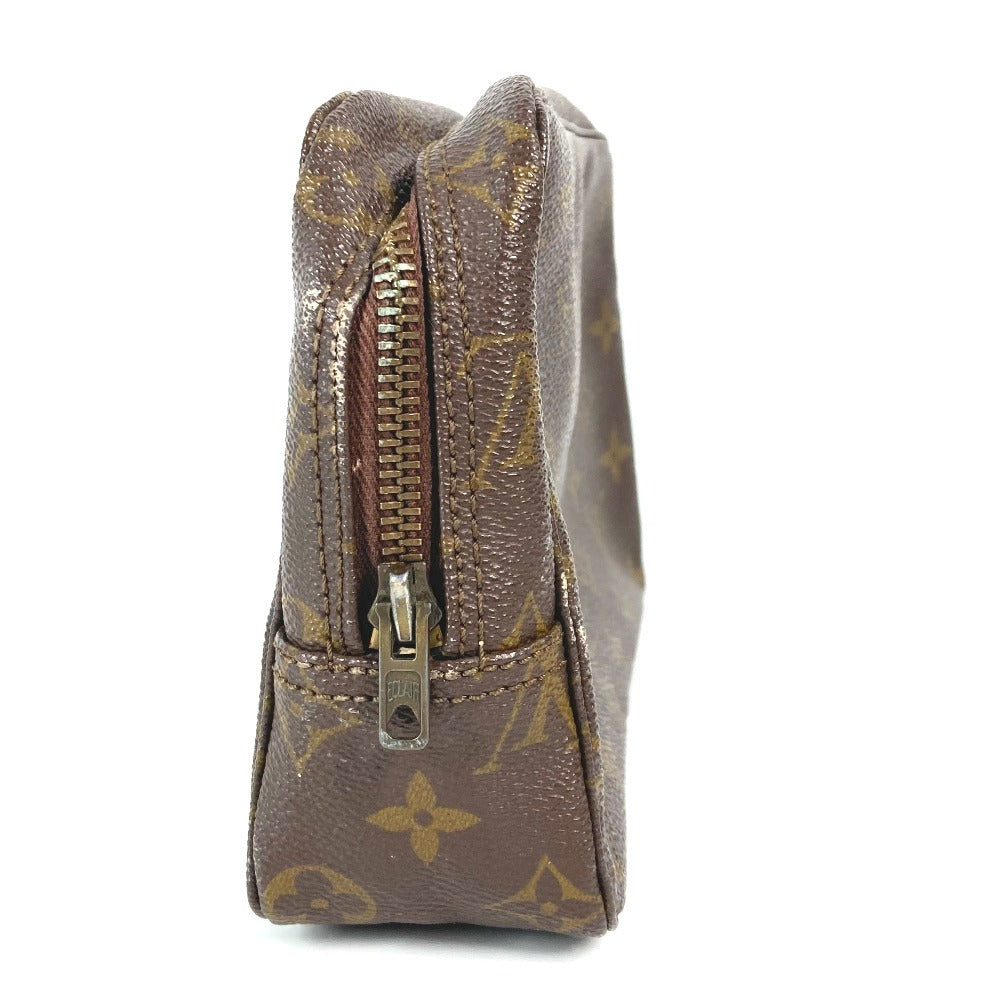 LOUIS VUITTON Cosmetics Pouch M47524 Monogram canvas Brown Monogram Truth Cracking T 23