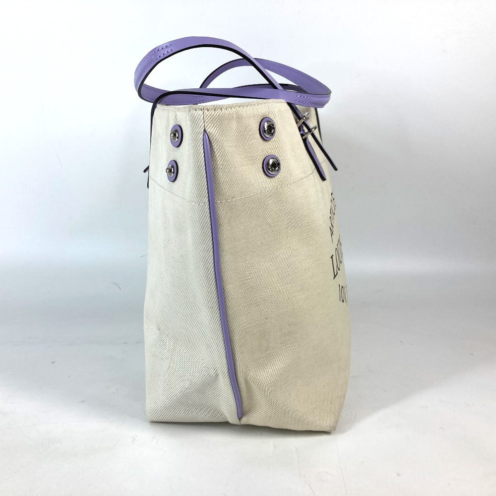 LOUIS VUITTON Shoulder Bag M94500 Leather / canvas purple Summer collection Hippo MM