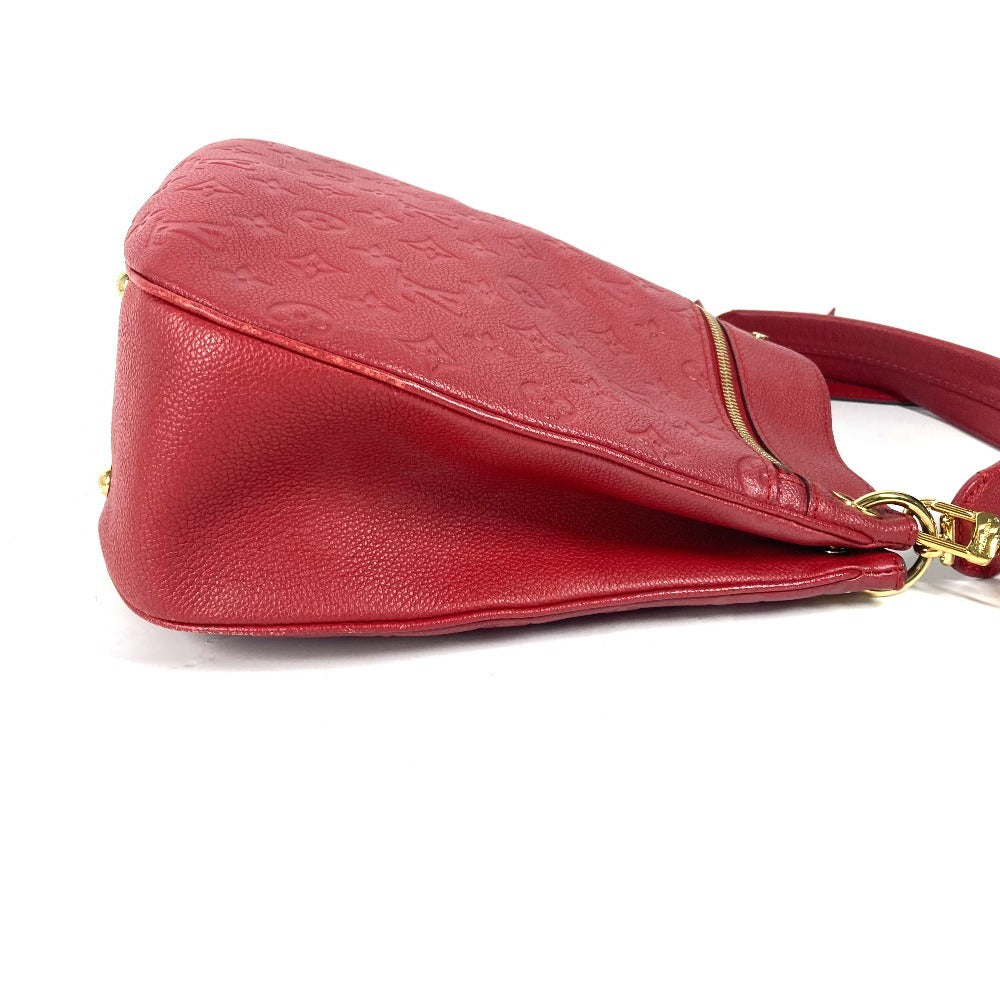 LOUIS VUITTON Shoulder Bag M42820 Monogram Ann Platt Leather Red Monogram Ann Platt Spontini