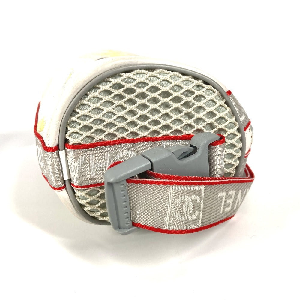 CHANEL Shoulder Bag Nylon white Sports logo mini Women