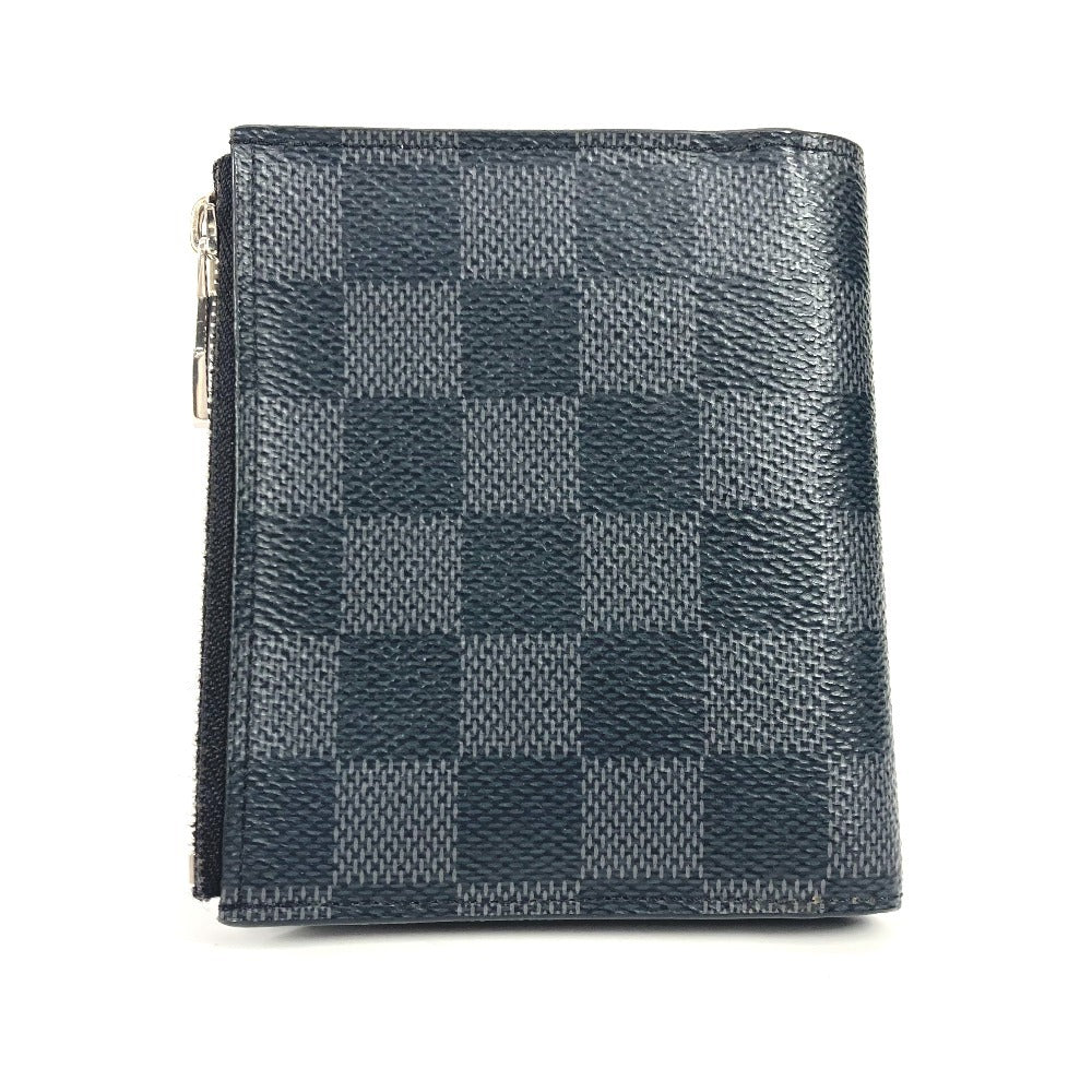 LOUIS VUITTON Folded wallet N64021 Damier Grafitto Canvas black Damier Grafitte Portefeuille Smart unisex(Unisex)