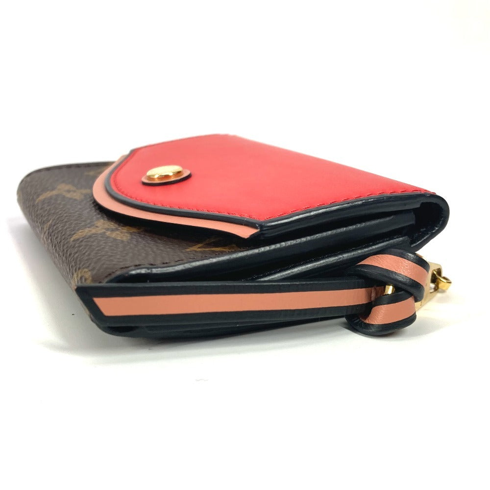LOUIS VUITTON Trifold wallet M63904 Monogram canvas, leather Red Monogram Portefeuille Tuileries Compact Women