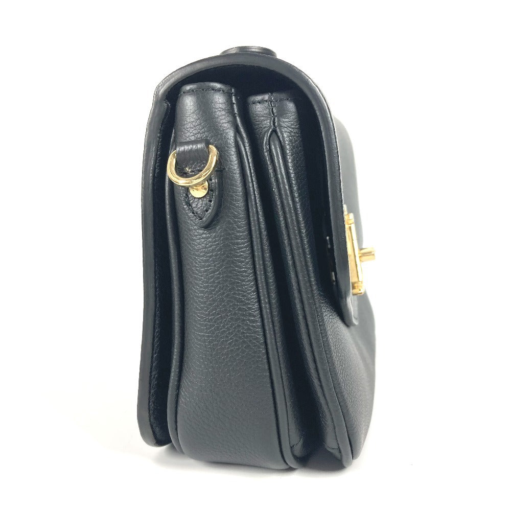 LOUIS VUITTON Shoulder Bag M22735 , Grained calf leather black Oxford