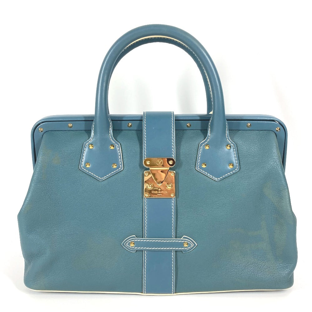 LOUIS VUITTON Handbag M91807 Suhari leather blue Suhari Angnieux PM Women