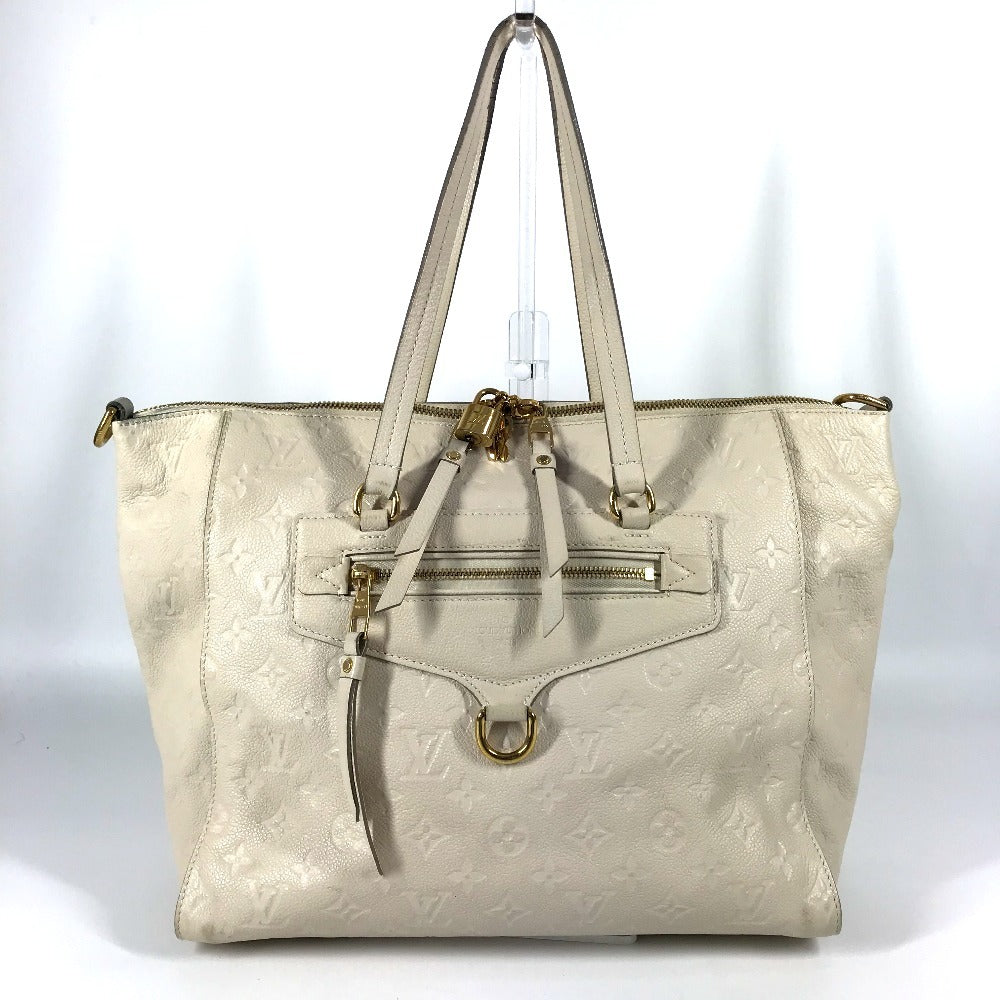 LOUIS VUITTON Shoulder Bag M93411 Monogram Ann Platt Leather white Monogram Ann Platt Remunize PM unisex(Unisex)