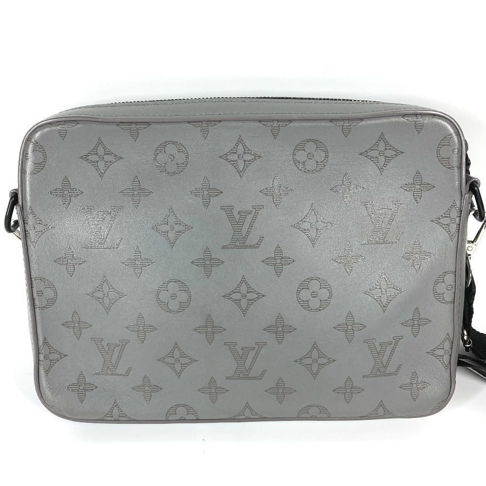LOUIS VUITTON Shoulder Bag M46104 Monogram shadow leather gray Monogram shadow Duo messenger