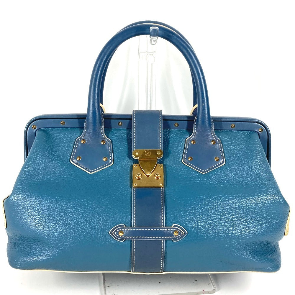 LOUIS VUITTON Handbag M91807 Suhari leather blue Suhari AngÃ©nieux PM