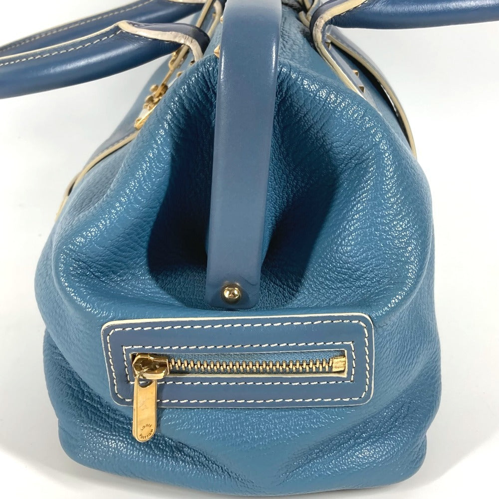 LOUIS VUITTON Handbag M91807 Suhari leather blue Suhari AngÃ©nieux PM