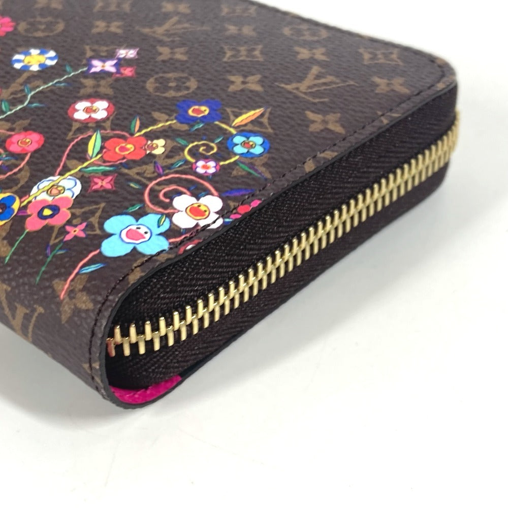 LOUIS VUITTON Long Wallet Purse ï¼­14162 Monogram canvas Brown Japan exclusive LVxTM Zippy wallet