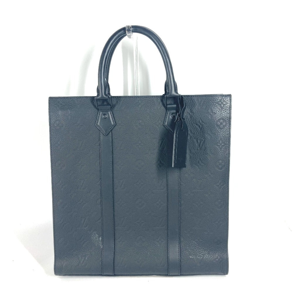 LOUIS VUITTON Handbag M21866 Taurillon Clemence Leather black Monogram Taurillon Clemence Sac Plat