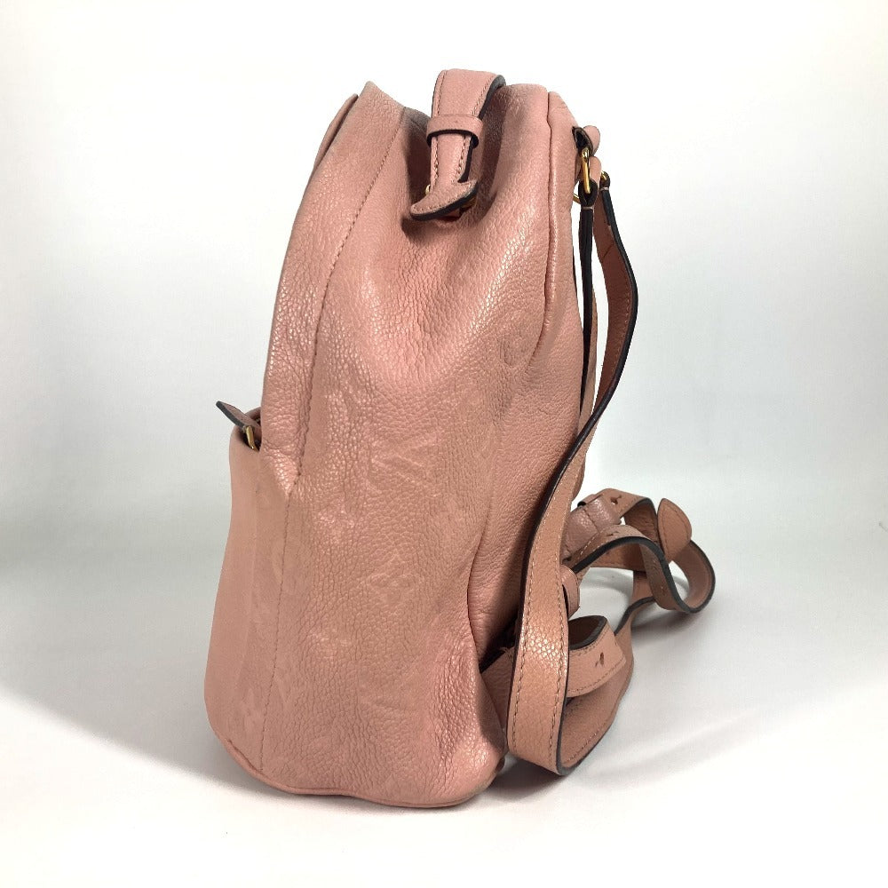 LOUIS VUITTON Backpack M44019 Monogram Ann Platt Leather pink Monogram Ann Platt Sorbonne