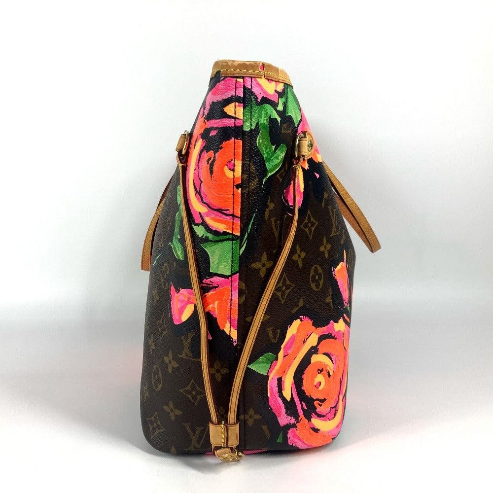 LOUIS VUITTON Tote Bag M48613 Monogram canvas Brown Monogram Rose Neverfull MM