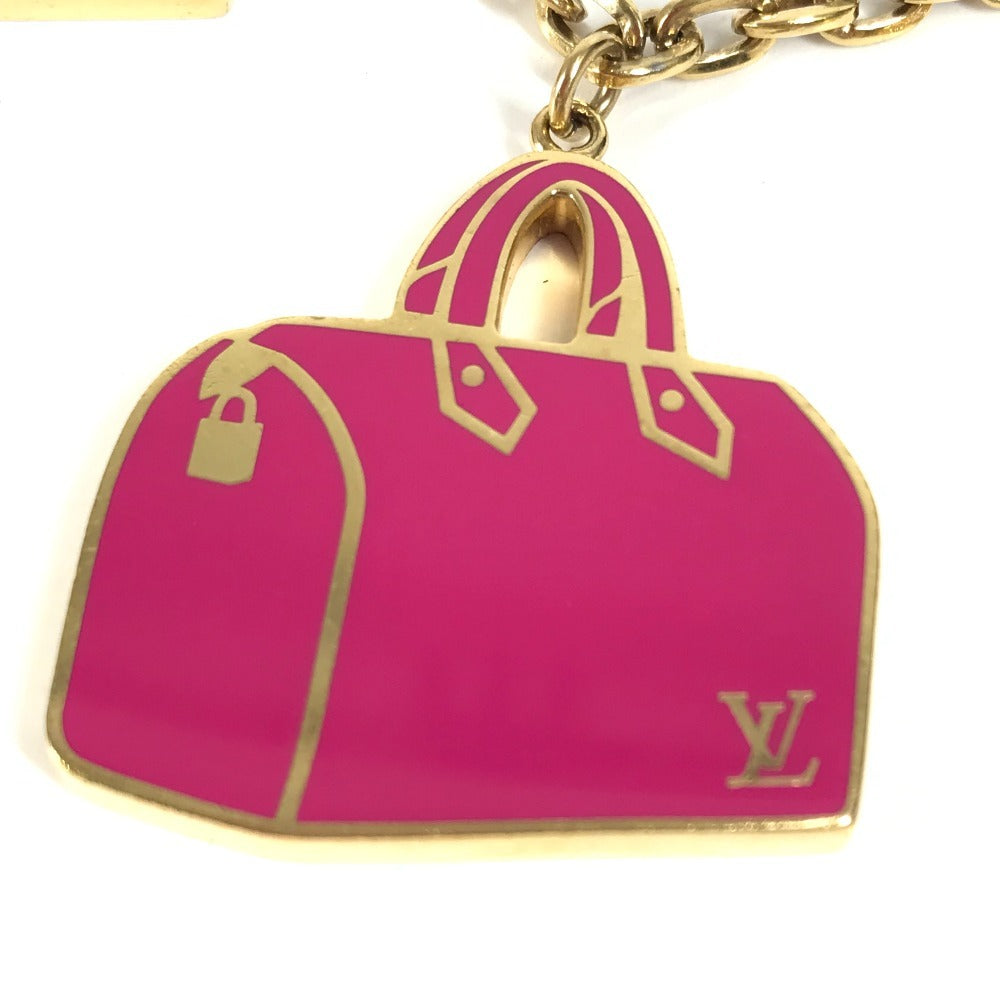 LOUIS VUITTON key ring M66985 metal gold Chain Iconic 63â¡14