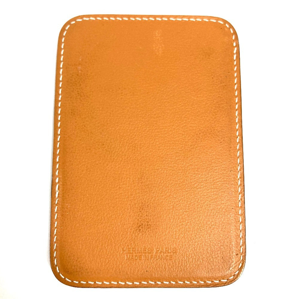 HERMES Card Case leather Brown MagSafe Eman Cheval MagSafe