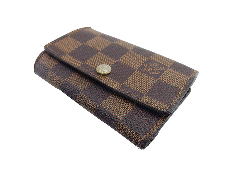 LOUIS VUITTON Key case Key holder N62630 Brown beige Multicles6