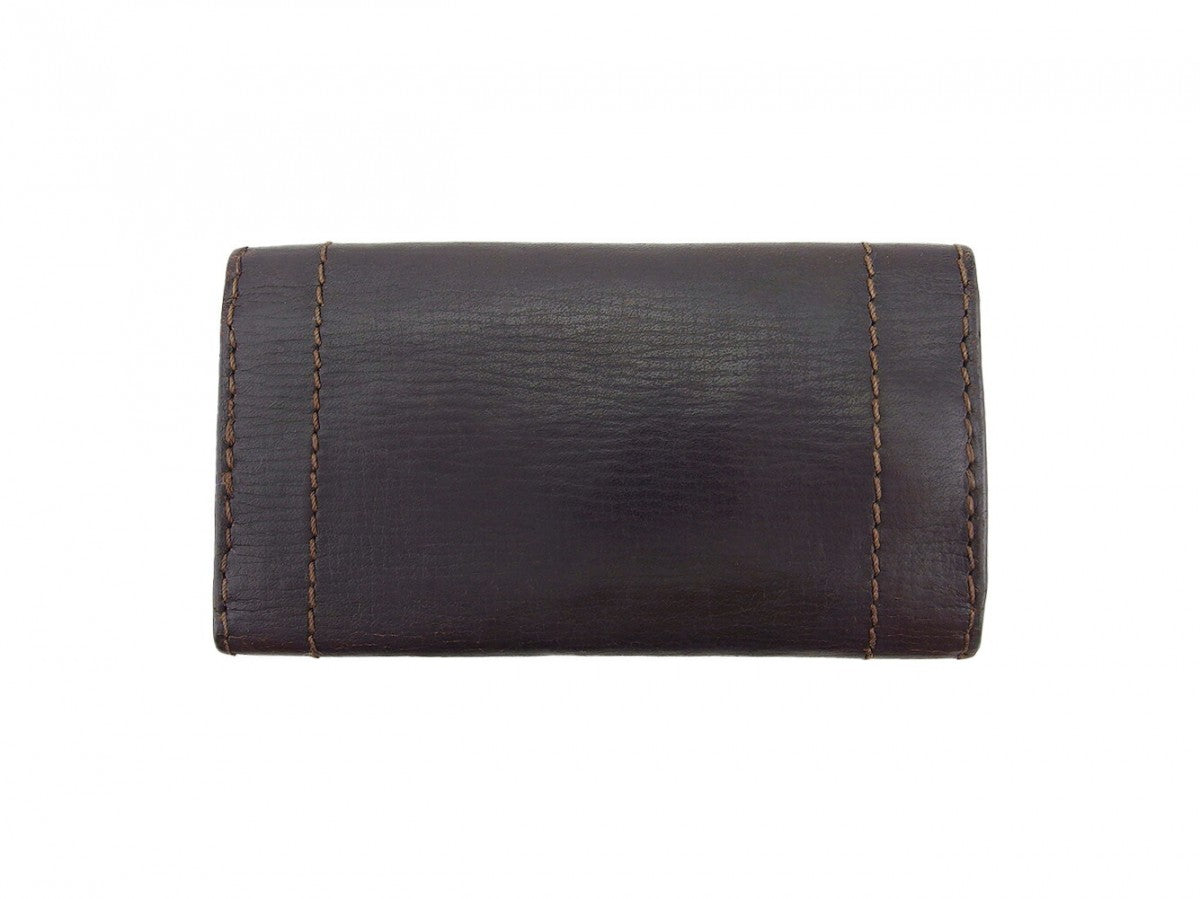 LOUIS VUITTON Key case Key holder  Dark brown gold Utah