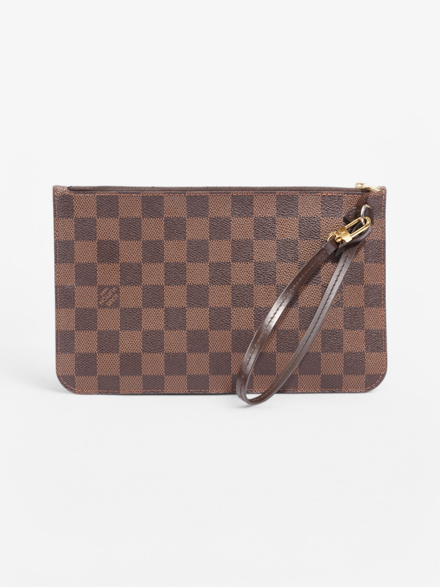 Louis Vuitton Neverful Pochette Damier Ebene Coated Canvas