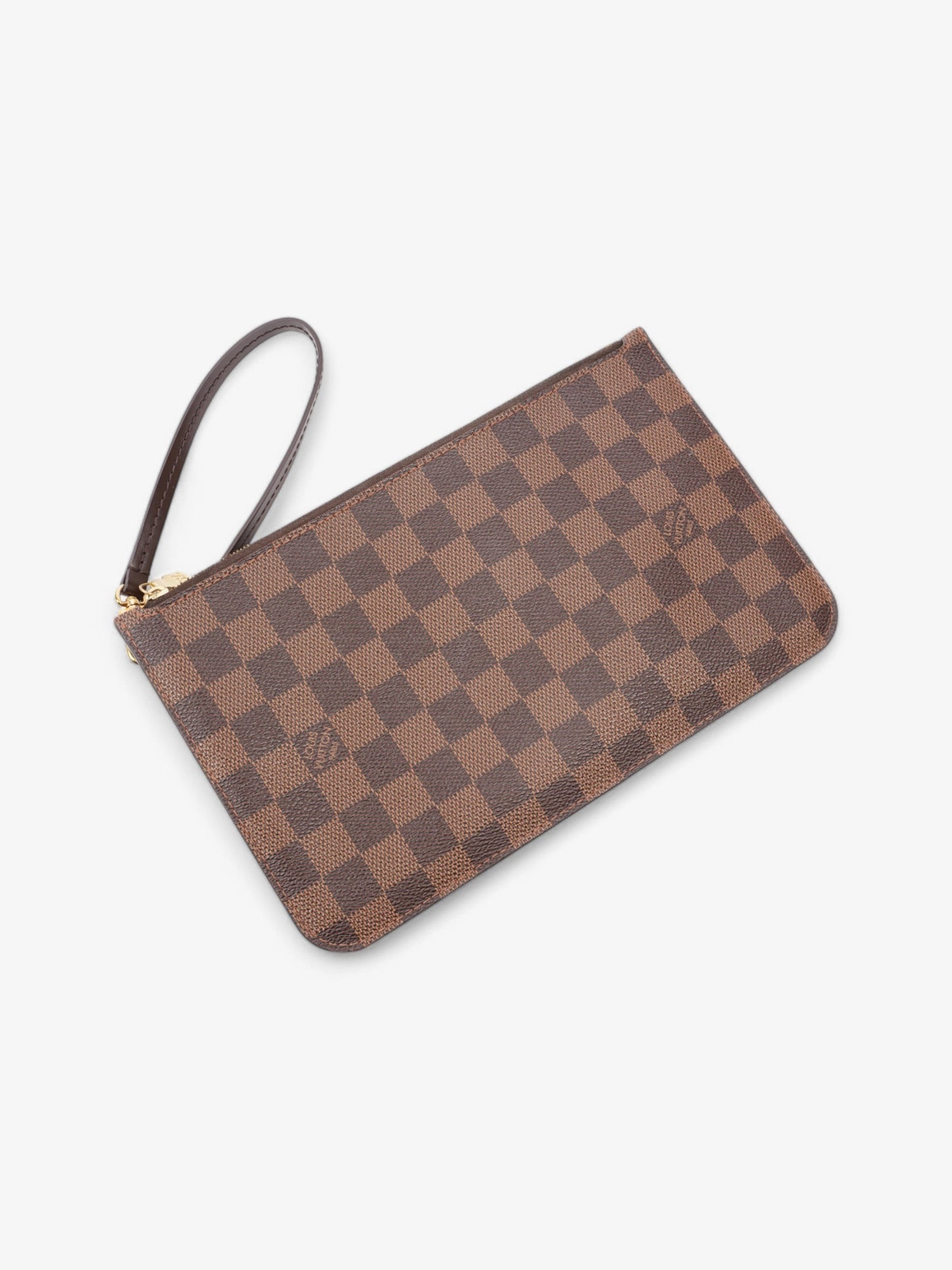 Louis Vuitton Neverful Pochette Damier Ebene Coated Canvas